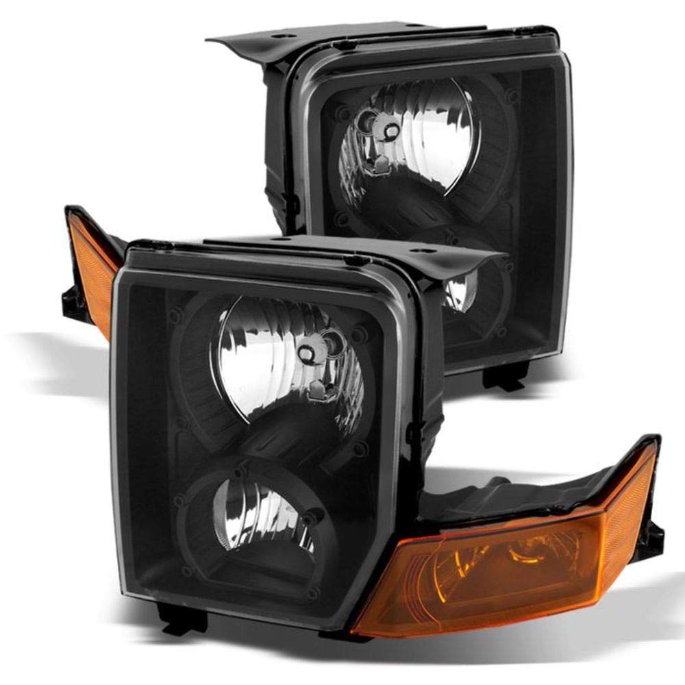 Xtune HD-JH-JCOM06-AM-BK Jeep Headlight : Amazon.ca: Automotive
